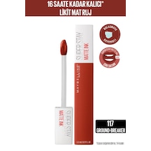 Maybelline New York Super Stay Matte Ink Likit Ruj 117 Ground-Breaker