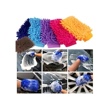 Mikrofiber Araba Yıkama Ve Detay Temizlik Eldiveni Çift Taraflı 22x13cm 1 Adet