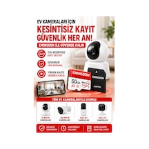 50gb Hafıza Kartı Ev Araç Güvenlik Kamerası Uyumlu Telefon Tablet Micro Sd Class10