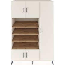 Kronos Dolap 11 Raflı 5 Kapaklı 132x59x195 Aytaşı-aytaşı/çam Aytaşı