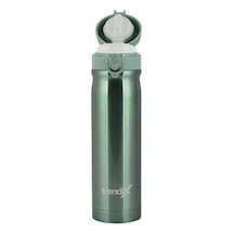 Trendix Çelik İçli Matara 500ml Pastel Yesil Açık Beyaz