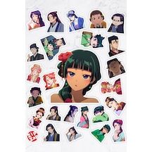 Kusuriya No Hitorigoto The Apothecary Diaries Anime Yapışkanlı Folyo Sticker Paketi 25 Adet Çok Renkli