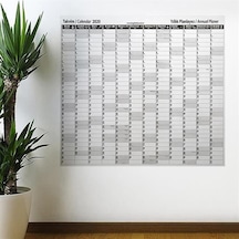 2020 Yıllık Planlayıcı Manyetik Duvar Stickerı Takvim 110x100 Cm 4915