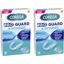 Corega Proguard & Retainer Diş Apartı Temizleyici Tablet 2 x 30'lu