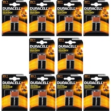 Duracell Alkaline 9 Volt Pil 10 Adet