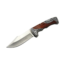 Columbia A3157a Av / Kamp Çakı 23 Cm - Gül Ağacı İşlemeli Saplı Çok Renkli