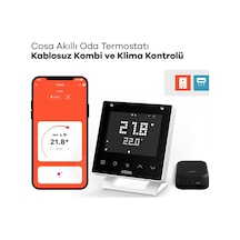 Cosa V5 Akıllı Oda Termostotı Kablolu Kombi Ve Klima Kontrolü - Beyaz