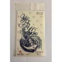 Çapalı Yazı 18x11 Cm 1 Ay Kalıcı Geçici Dövme Yapıştırma Dövme