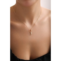 Minio Denizatı Oval Kilitli Charm Kolye