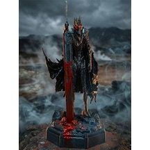Berserk Guts Berserker Zırhlı Kan Detaylı 3d Tasarım Mini Heykel 15 Cm