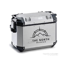 The North Mountain Motosiklet Çanta Sticker Etiket Modeli