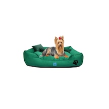 Ultrasoft Orta Irk Kedi Köpek Yatağı Yıkanabilir Yüksek Kaliteli Kumaş - 50 X 70 Cm - Su Yeşili