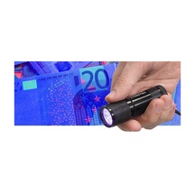 Uv Işık El Feneri 9 Led Ultraviyole Mor Işık Para Banknot Kontrol