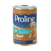 Proline Sos İçinde Parça Dana Etli Yetişkin Konserve Köpek Maması 400g