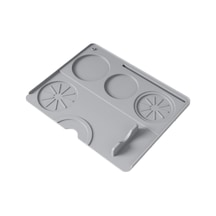Suntek Espresso Tamping Mat Silikon Yumuşak Açık-gri