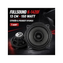 Fullsound K-1420f 13 Cm 150 Watt Araç Kapı Hoparlörü Siyah Renk İle Dinamik Ses Deneyimi Tip Citroen Peugeot Uyumlu