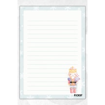 A5 Prens Bloknot Çizgili Defter - 50 Yaprak - Memopad - Notepad - Not Defteri - Not Kağıdı Çok Renkli Çok Renkli