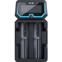 Xtar X2 - Taşınabilir Lcd Ekranlı Hızlı Li-ion/ni-mh/ni-cd Şarj Cihazı / 2li