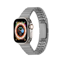 Watch 40mm Uyumlu Krd-82 Metal Zore Kordon-gri