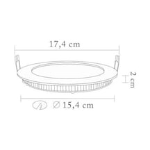 12w Slim Led Panel Spot Sıva Altı Downlight - Siyah Kasa 3000k Sarı Gömme Tavan Lambası 0.25 KG