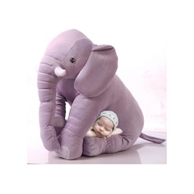Yastık Hediyeli-uyku Arkadaşım Peluş Fil - Büyük Yumuşacık 85 Cm - Sevgiliye Hediye 001