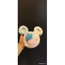 Peluş Ponponlu Ayı Kafası Arma 21x21 Cm