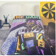 Taç Lisanslı Battaniye Star Wars Cosmic Tek Kişilik Mor