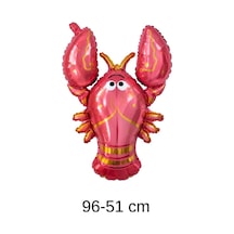 Istakoz Folyo Balon 96 51 Cm Deniz Altı Ve Okyanus Temalı Parti Süsü Pembe