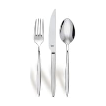 Hsr- 8691261526389-hisar Mercury 36 Parça Çatal Kaşık Bıçak Seti Gri