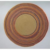 Jüt Halı El Yapımı Daire Model:407