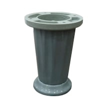 Cateksss 10 Cm A2 Ayak Plastik Krom - 10 Lu Paket