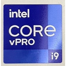 OEM intel CORE vPRO i9 11. ve 12.ci Nesil Sticker Etiket D91
