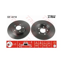 Ford Mondeo 3 2003-2007 Arka Fren Diski Trw 4098427