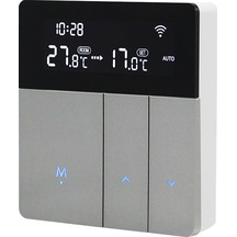 Vkemall İ8HGE Tuya Wifi Akıllı Sıcaklık Kontrol Cihazı Termostat Arka Aydınlatma Parlaklık