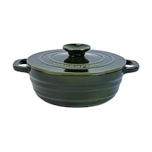 Lava Döküm Yuvarlak Tencere Döküm Demir Kapak Experience Majolik Serisi Çap Ø 28cm 12v