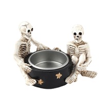 Suntek Cadılar Bayramı Mumluk Pratik 8,8-cm-x-6,6-cm-x-5,8-cm