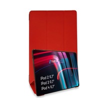 Apple İpad 4 9.7 Kılıf Tablet Smart Kılıf - Kırmızı