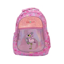 Kaukko Kıds&love Sırt Çantası Aynalı Taşlı Flamıngo L5094