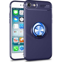 iPhone Uyumlu SE 2022 Kılıf Yüzüklü Kamera Korumalı Range Ring Silikon Kılıf