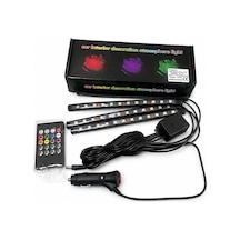 Teknoparts Araç İçi Ayak Altı Ledi Kumandalı 12 Led
