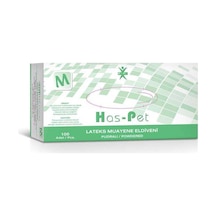 Haspet Latex Pudralı M Eldiven 100Lü Paket