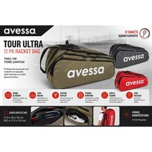 Avessa Tnsç-100 Tenis Çantası Tour Ultra 12 Pk Racket Bag