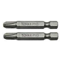 Tomax Yıldız Mıknatıslı Bits Uç Ph3 X 50 Mm 2 Adet