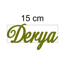 Gold Aynalı Pleksi Isim- Altın Aynalı Pleksi Isim 15 Cm Gold