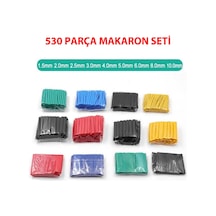 530 Parça Makaron Seti Daralan Makaron Kablo Koruyucu Yalıtım