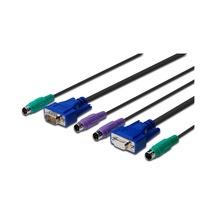 Digitus Ds 19121 1.8 Mt Ps/2 Vga Klavye Mouse Kvm Swıtch Kablosu