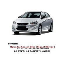 Hyundai Accent Blue 2011-2018 Sinyalli Yarasa / Batman Ayna Kapağı
