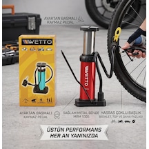 Bisiklet - Motosiklet - Otomobil Hava Ayak Pompası Dışı Metal Karışık Renk