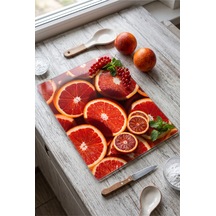 Cam Kesme Tahtası Temperli Uv Baskılı Kaymaz Ayaklı - 25x35 Cm En Çok Tercih Edilen Boyut İle Cam Kesme Ve Servis Tahtası Çok Renkli - 928940665 Çok Renkli