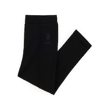 U.S. Polo Assn. Kız Bebek Siyah Tayt 50297278-VR046 U.S. Polo Assn. Kız Bebek Siyah Tayt 50297278-VR046